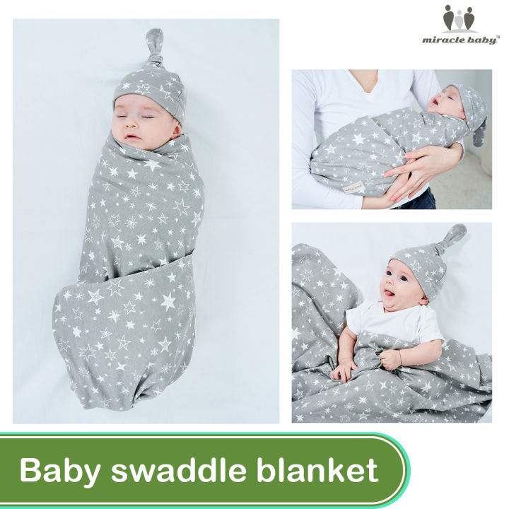 Miracle Baby Swaddle Blanket 120 120CM Newborn Baby Receiving Blanket New Born Wrap Blanket Soft