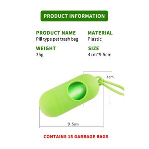 LuckyPet garbage bag Bullet-head pet garbage box bag Dog poop collection bag receiver poop collection bag