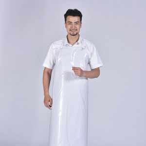 [Fast Delivery] Waterproof Oxford Apron Transparent PVC Apron Oil-Proof Plastic apron