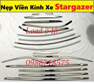 Nẹp Viền Chân Cong Kính Inox Xe Huyndai Stargazer 2023 Mẫu Inox Sáng Bóng Cao Cấp