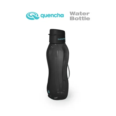 QUENCHA 17oz & 37oz Flip Cap Plastic Water Bottle