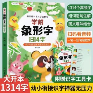 🔥正版🔥学前象形字1314字 象形识字 第一本汉字启蒙书 幼小衔接识字神器无压力 思維 導圖 象形识字 象形识字魔法书