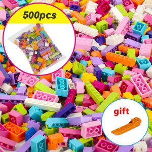 FCHot 1000 Pieces Building Blocks City DIY Creative Bricks Bulk Model Figures Educational Kids Toys Compatible All Brands