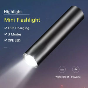 【Buy 1 Get 1 FREE】Mini portable flashlight tactical ultra bright LED zoom flashlight splash-proof flashlight with rechargeable
