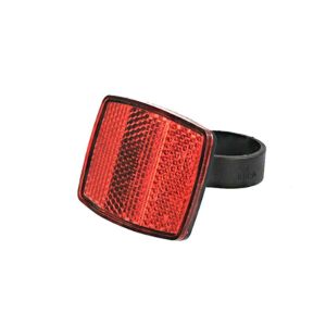 RIVVY Plastic Cycling Front Rear MTB Warning Light Reflective Lens Reflector Safety Accessories