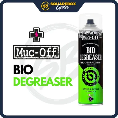 Muc-Off Bio Degreaser 500ml Bike Chain and Drivetrain Cleaner Spray Biodegradable Formula for Quick Grease Removal