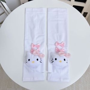 Sanrio Kuromi Cinnamoroll My Melody Sunscreen Sleeves Cute for Girls Kawaii Sun Protection Sleeves Driving Arm Sleeves Summer Anti-UV Arm Cover