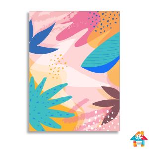 HIASAN DINDING WALL DEKOR PAJANGAN POSTER KAYU DEKORASI KAMAR RUMAH ABSTRAK