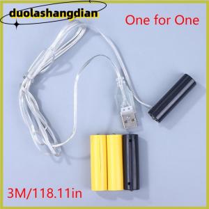 [Duola] Power Supply Adapter AA Battery Eliminators Eliminate The Need For Frequent Battery Replacement For Christmas Trees