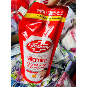 Nước rửa tay Lifebuoy 1kg/ Túi Chăm sóc bảo vệ gia đình khỏi vi khuẩn đến 99.99%