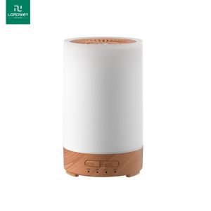 (IN STOCK) LORDWEY | 150ML Ultrasonic Wood Grain Essential Humidifier Air Humidifier for Bedroom Office Home 7 Color LED Light Aromatherapy Diffuser