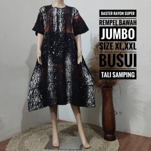 Daster Jumbo Wanita Terbaru rayon premium rempel bawah ld 140