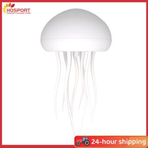【HOSPORT】Creative Jellyfish Light Voice Control RGB Gradient Atmosphere Night Light Flexible Tentacles for Holiday Children Gifts