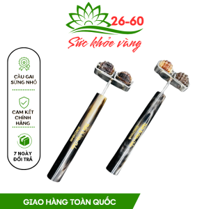 Lăn Cầu Gai Sừng Đôi Cỡ Nhỏ Diện Chẩn - Massage Lưu Thông Khí Huyết