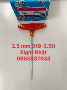 [Freeship +quà tặng 19k] Tay vặn lục giác chữ T 2.5 mm 018-2.5H Nhật Eight tại Máy cầm tay NTT cho ốc chìm dễ dàng hiệu quả