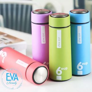 Bình Nước Thuỷ Tinh Nắp Dây Xách 500 Ml Có Vỏ Bọc Vải Giữ Nhiệt Nhiều Màu Cao Cấp M3538