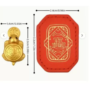 Fengshui Lucky Turtle Wallet Charm Money-biting Ornaments Decor forProtection & prosperity With Daily Wealth For Longevity Financial Stability