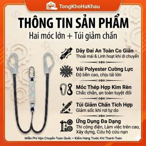 Dây Đai An Toàn 5 Điểm Toàn Thân Dây An Toàn Làm Việc Trên Cao Đu Dây Sơn Nước Lau Kính Điều Hoà Leo Núi Cứu Hộ