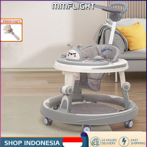 Mmflight Baby Walker Lipat Musik Walker Bayi