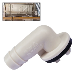 Cho AC bên ngoài đơn vị hệ thống ống thoát nước kết nối khuỷu tay 15mm/0.59in có vòng cao su ống thoát nước vòi phun