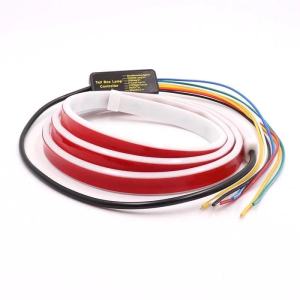 Universal 12V Car LED Tail Light Strip Tailgate Light Bar Safe Drving Braking Flowing Turn Signal Lights LED86