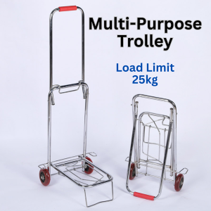 🇸🇬(Ready Stock) Multi Purpose Trolley Marketing Trolley Luggage Puller Trollies