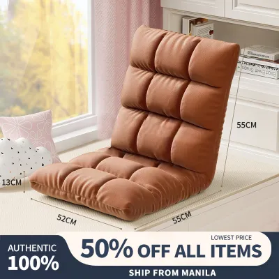 BENBO Lazy sofa tatami chair Japanese folding sofa bed uratex Foldable Single sofabed sofa floor chair Bed chair with back rest Massage cushion Foldable cushion lazy boy accent lounge chair Carpet couch sofa Recliner