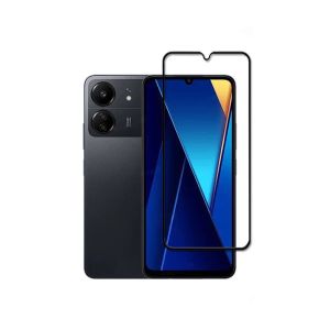 ฟิล์มกระจกเทมเปอร์แบบ2 In 1สำหรับ Xiaomi Poco C65 PocoC65 C 65 PocoPhoneC65 2023คลุมทั้งหมดฟิล์มกันรอยด้านหน้าปกป้องหน้าจอปกป้องหน้าจอกล้องหลังกระจกฟิล์มเลนส์