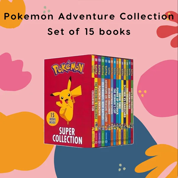 [SG Stock] Pokemon Adventure Collection (15 books) | Lazada Singapore