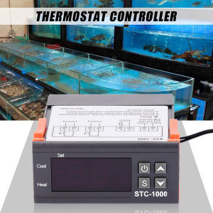 Christmas gift 【AYLMER】 NEW 12V/24V/110V/220V STC-1000 Digital Temperature Controller Thermostat w/NTC
