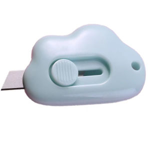 Dao rọc giấy mini hình mây dao cắt mở gói hàng văn phòng xinh xắn nhiều màu thuận tiện làm móc khóa Galit625