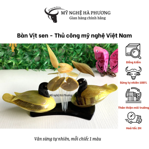 Bàn Vịt Sen -Thủ công mỹ nghệ Việt Nam trưng bày tủ bàn làm việc