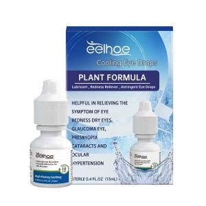 Eelhoe Eye Drops Relieve Eyes Fatigue Itching Red Eyes Discomfort Protection Eyesight Eyes Care Liquid Cleanning Whitening Lenses Better Vision Removal Fatigue Relax Massage Eye Drops For Glacoma Presbyopia Improving Eyesight Product