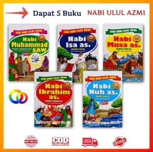 Paket 5 Seri Nabi Ulul Azmi Bilingual - Buku Anak Muslim Kisah Para Nabi Ulul Azmi
