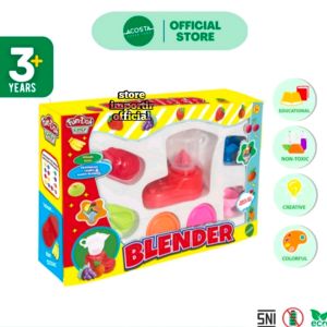 Mainan Anak Blender Set Fun Doh 28185 Blender Bisa Berputar Set Fun Doh Dan Cetakan Murah | Mainan Edukasi Anak Fundoh Bakery  Lilin Doh Dough Blender Menggunakan Baterai | Mainan Blender Set Cetakan Dan FUN DOH Edukasi Kemasan Dus Terbaru