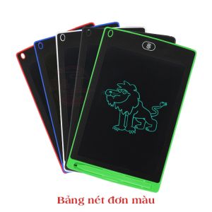Bảng Viết Tự Xoá - Vẽ LCD Bảng Điện Tử Thông Minh Cho Bé 8.5 inch Đơn Sắc và Đa Sắc