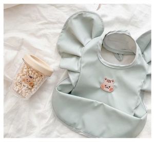 ผ้ากันเปื้อน bear bib วัสดุเป็น polyester กันน้ำ waterproof ไม่ซึมเข้าให้ชื้นอกลูก(BIB38)