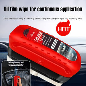 Powerful Glass Oil Film Remover Auto Glass Brush Front Windshield Rain Foam Cleaner