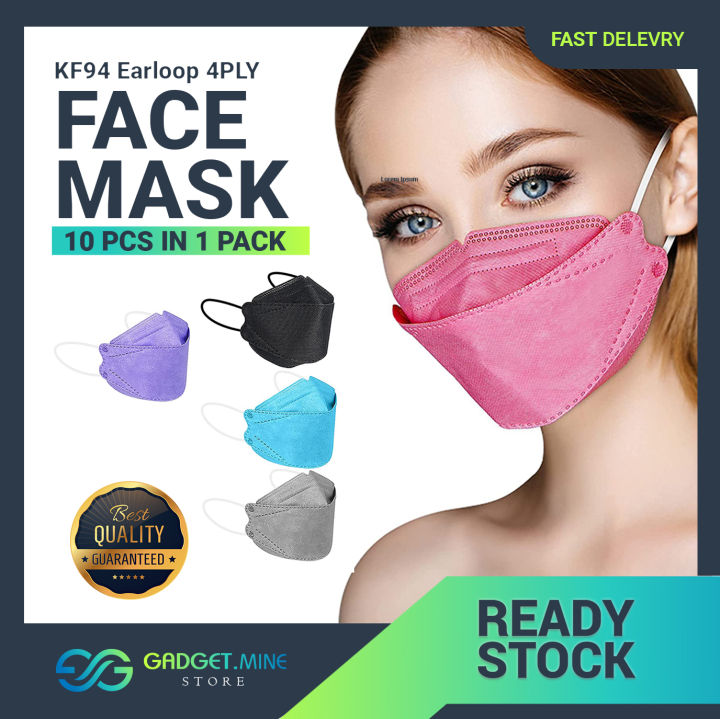Alter KF94 Earloop Adult 4PLY with Conformity Certification Disposable Protective Face Mask
