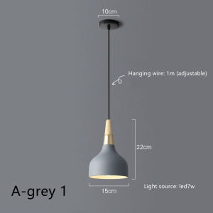 Macaron Pendant Light Led Chandelier Modern Minimalist Hanging Lamp Bar Counter Light Dining Droplights Ceiling Light