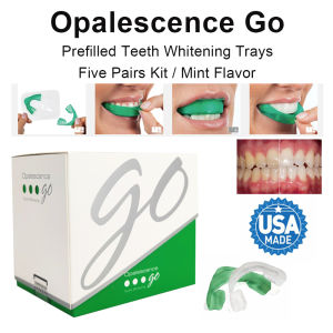 Opalescence Go Whitening Trays PF Prefilled At Home Patient Kit Dental Hydrogen Peroxide Gel PF Mint Ultradent American