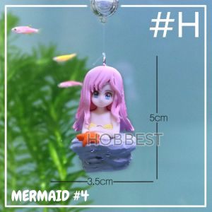 Hiasan Aquarium FLOATING SEA WORLD - Miniatur Ornament Pajangan Figure Dekorasi Akuarium Aquascape Penyelam Mermaid Surfing