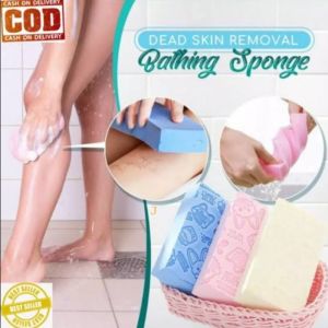 SPONS MANDI PEMBERSIH DAKI PERONTOK PENGHILANG DAKI SPON AJAIB SPONGE BUSA LEMBUT UNTUK BAYI ANAK DEWASA ELASTIS PEMBERSIH KULIT