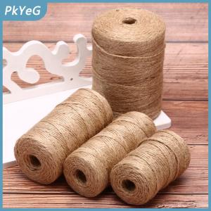 PkYeG Tự Nhiên Cây Gai Dầu Linen Dây Xoắn Vải Bố Đay Sợi Dây Thừng Sợi Dây Thừng DIY Thủ Công Trang Trí Nội Thất
