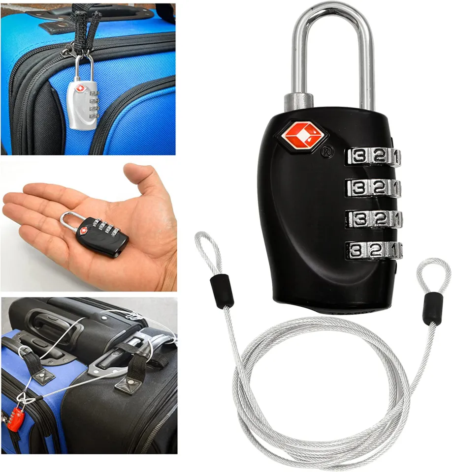 TSA Approved All Metal International Travel Luggage Digit