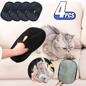 Anti Static Pet Hair Removal Gloves - Grooming Gloves for Dogs Cats for Sofa Carpet Clothes Pet Products
