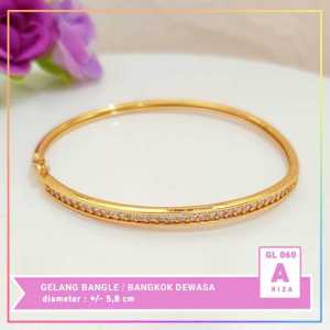 gelang xuping gelang dewasa bangle perhiasan lapis emas gold GL 060