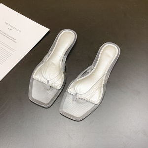 Free Shipping New Korean-Style Flip-Flops Fashionable Flat-Heeled WomenS Sandals Perfect For Spring And Summer Casual Beach Wear Soft Rubber Soles WomenS Slippers