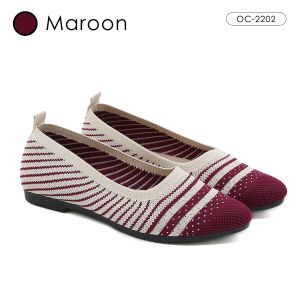 OCTAVIA Sepatu Comfy Flyknit Flat Shoes Wanita #OC-2202