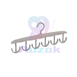 AUK Anti Slip Multi Hook Coat Rack Multifunctional Hanger with 6 Hooks